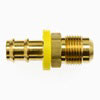 Hydraulic Fitting 2116-04-04-B 04PL-04MJ Straight Brass