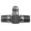 Hydraulic Fitting 2610-04-04-06-SS 04MP-04MP-06MJ Tee Stainless