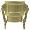 Dixon G125-B-BR 1-1/4 inch Brass  Female Coupler x Male NPT Cam and Groove