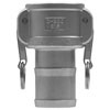Dixon G75-C-SS 3/4 inch Stainless  Female Coupler x Hose Shank Cam and Groove