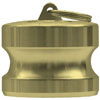 Dixon G300-DP-BR 3 inch Brass  Dust Plug Cam and Groove