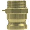 Dixon G400-F-BR 4 inch Brass  Male Adapter x Male NPT Cam and Groove