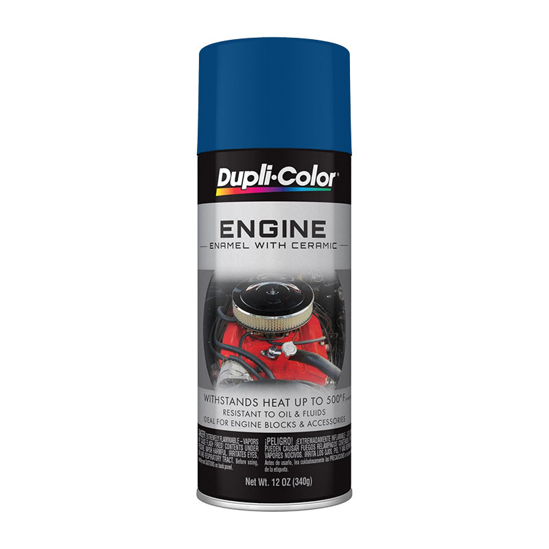 Dupli-Color DE1606 Ford Dark Blue Engine Enamel Spray Paint with Ceramic - Case of 6