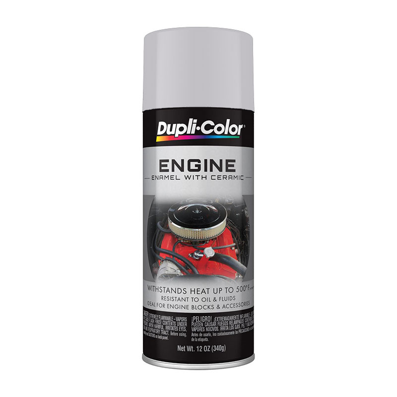 Dupli-Color DE1615 Aluminum Engine Enamel Spray Paint with Ceramic - Case of 6