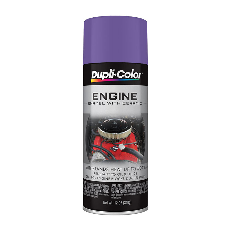 Dupli-Color DE1640 Plum Purple Engine Enamel Spray Paint with Ceramic - Case of 6