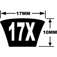 17X Metric Power V-Belts