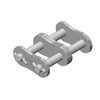 80-2HMCL ANSI Standard Roller Chain 80-2 Double Strand Connecting Link Cotter Pin Type 1 inch pitch