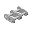 80H-2CL Heavy Roller Chain 80H-2 Double Strand Connecting Link Cotter Pin Type 1 inch pitch