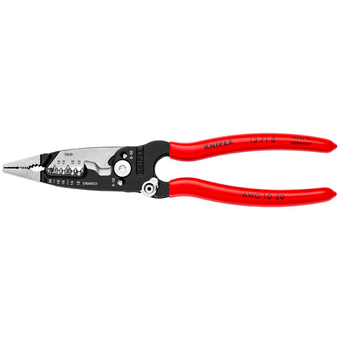 KNIPEX 13 71 8 - Forged Wire Stripper 10-20 AWG
