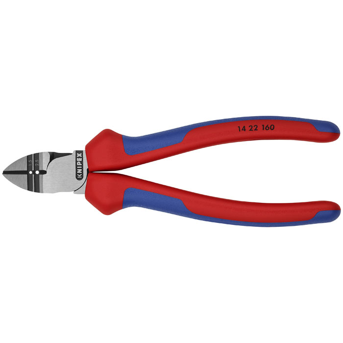 KNIPEX 14 22 160 - Diagonal Cutting Pliers with Stripper