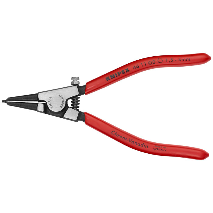 KNIPEX 46 11 G0 - Circlip Pliers for Grip Rings-Adjustable Screw
