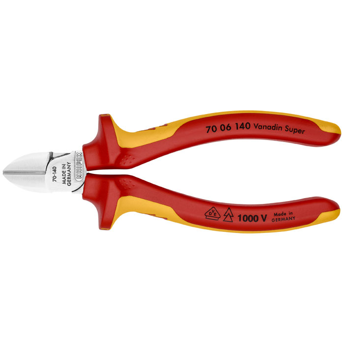 KNIPEX 70 06 140 - Diagonal Cutters-1000V Insulated