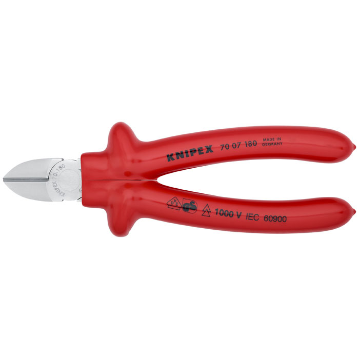 KNIPEX 70 07 180 - Diagonal Cutters-1000V Insulated