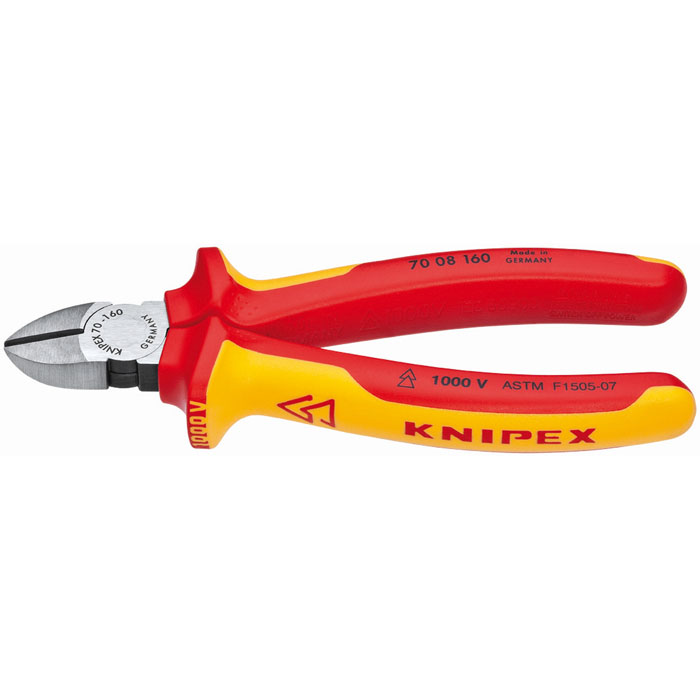 KNIPEX 70 08 160 SBA - Diagonal Cutters-1000V Insulated