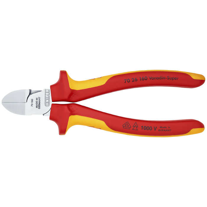 KNIPEX 70 26 160 - Diagonal Cutters-1000V Insulated