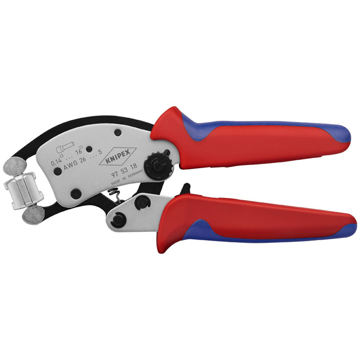 KNIPEX 97 53 18 - Twister16 Self-Adjusting Crimping Pliers For Wire Ferrules