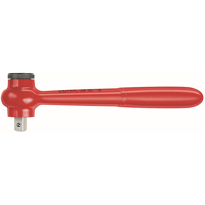 KNIPEX 98 42 - Reversible Ratchet, 1/2" Drive-1000V Insulated