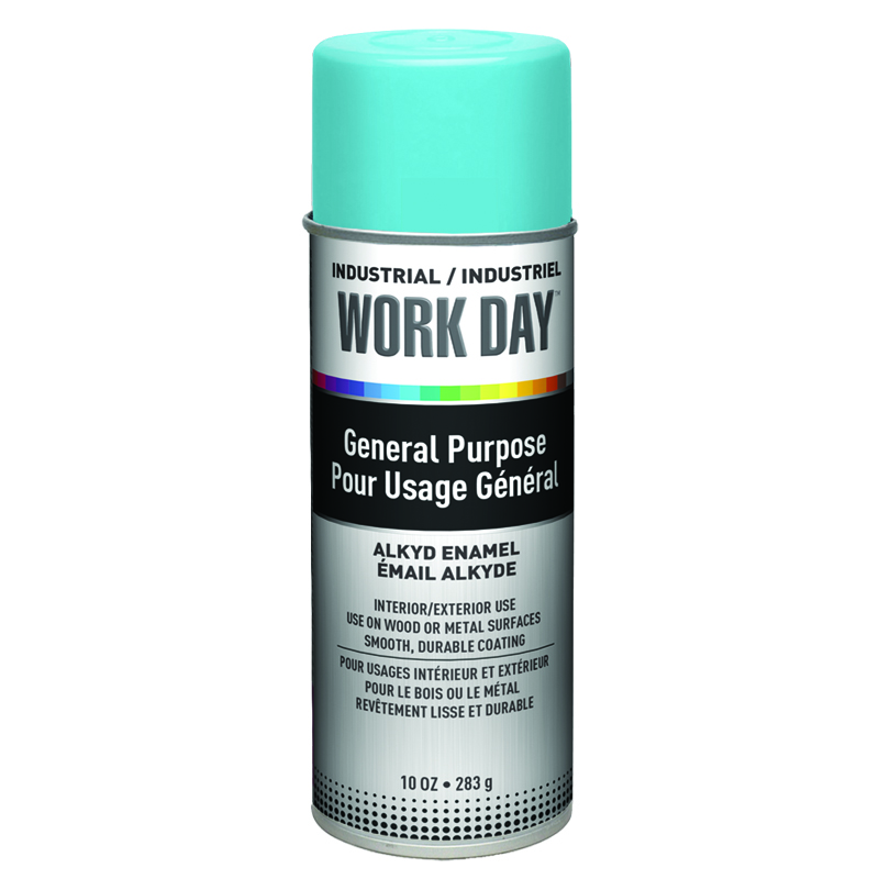 Krylon A04409007 Sky Blue Industrial Work Day Spay Paint 10 oz. Aersol Can - Case of 12