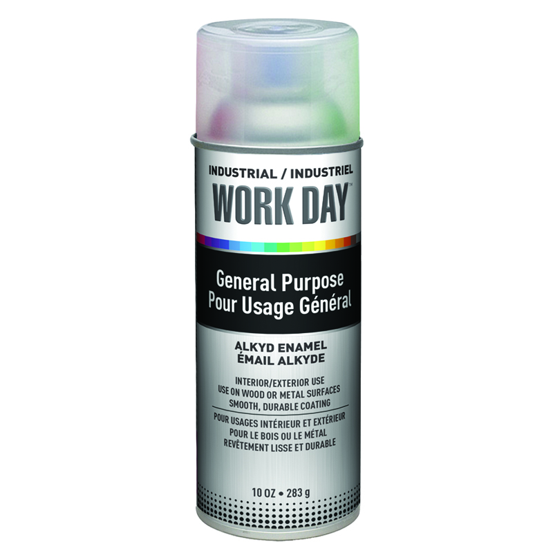 Krylon A04414007 Clear Industrial Work Day Spay Paint 10 oz. Aersol Can - Case of 12