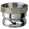 SS-A150 - 1-1/2" 316 Stainless Steel Type A Cam and Groove Coupling