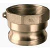 BR-A125 - 1-1/4" Brass Type A Cam and Groove Coupling