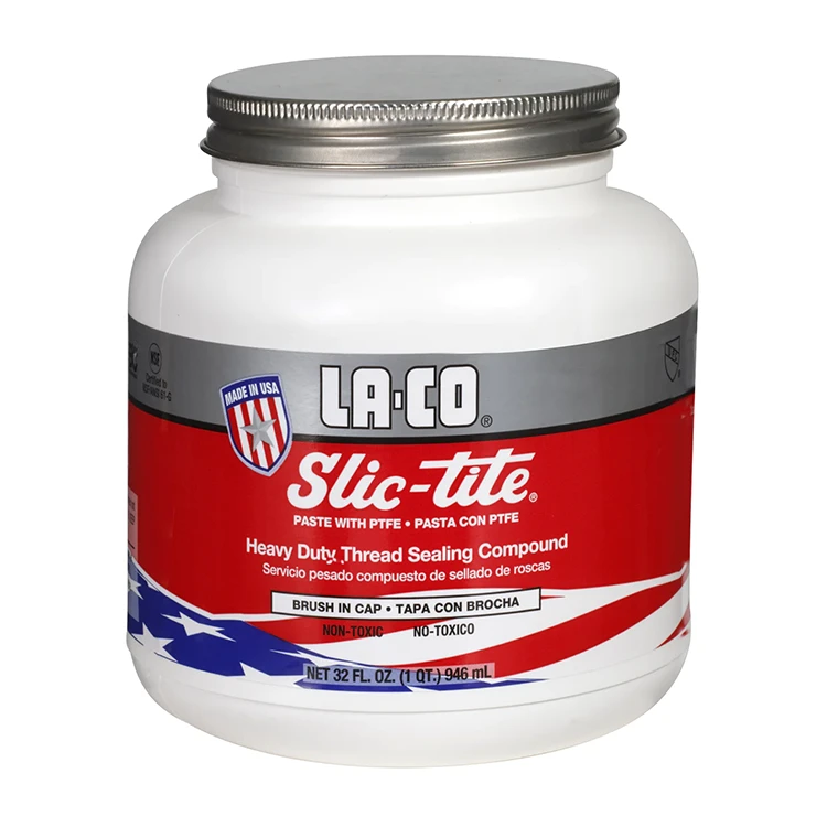 Laco 42049 Slic-tite Paste QT Brush-in-Cap Thread Sealant
