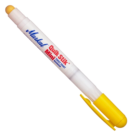 Markal 61127 Quik Stik Twist Marker Mini Yellow Solid Paint Marker