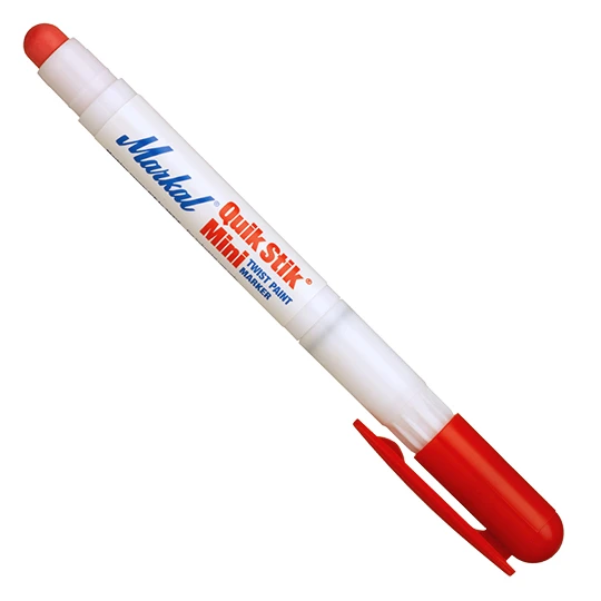 Markal 61128 Quik Stik Twist Marker Mini Red Solid Paint Marker