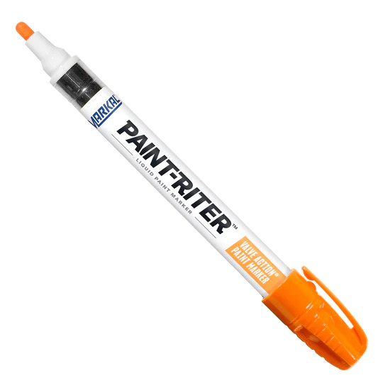 Markal 97052 Paint-Riter Valve Action Liquid Paint Marker Fluorescent Orange