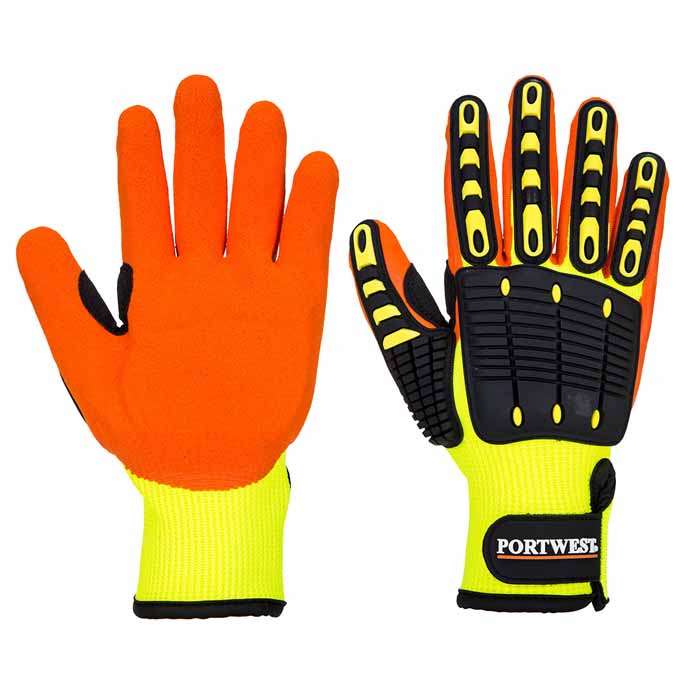 Portwest A721 Anti Impact Grip Glove - Nitrile
