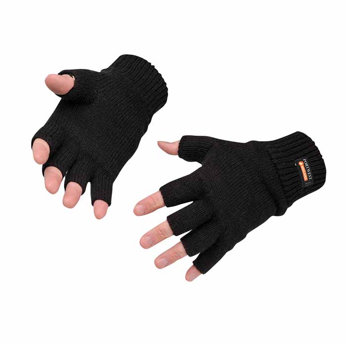 Portwest GL14BKR Fingerless Knit Insulatex Glove