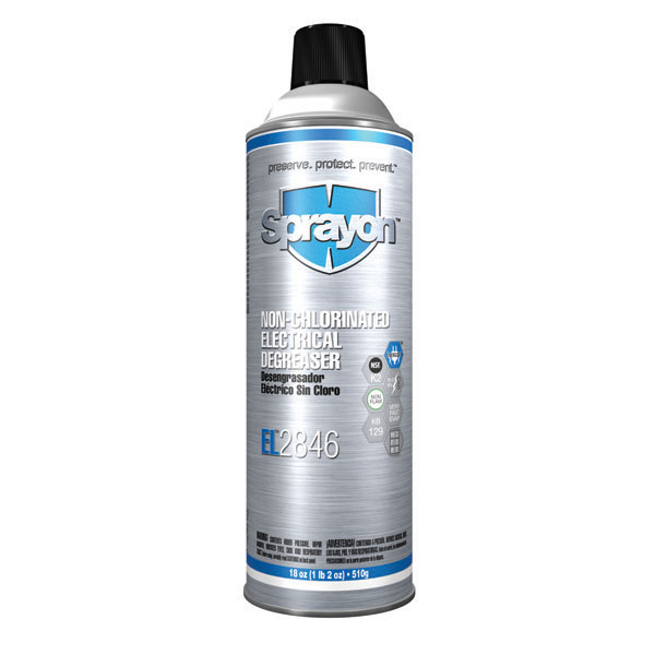 Sprayon EL2846 - S20846000 EL 2846 Non-Chlorinated Electrical Degreaser Case of 12