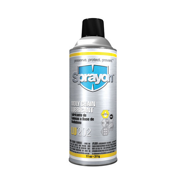 Sprayon LU 202 Moly Chain Lubricant - SC0202000 Case of 12