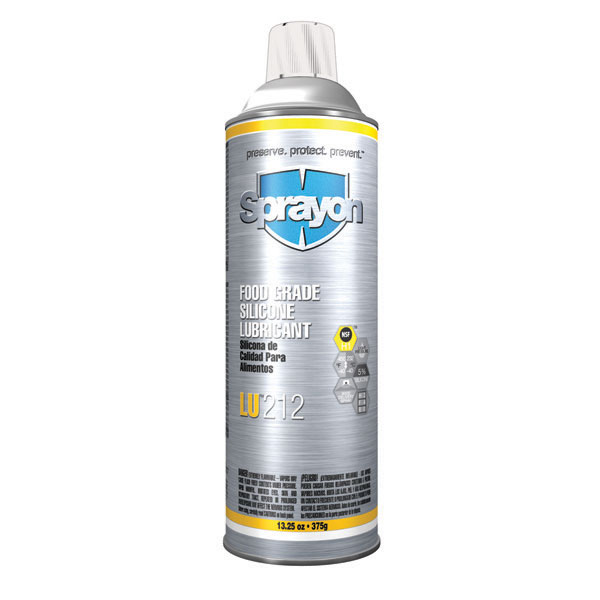 Sprayon LU212 Food Grade Silicone Lubricant S00212000 Case of 12