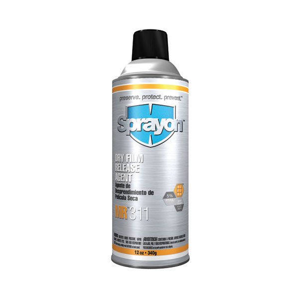 Sprayon MR311 - SC0311000 Dry Film P.T.F.E Mold Release with Krytox - Case of 12 - Case of 12