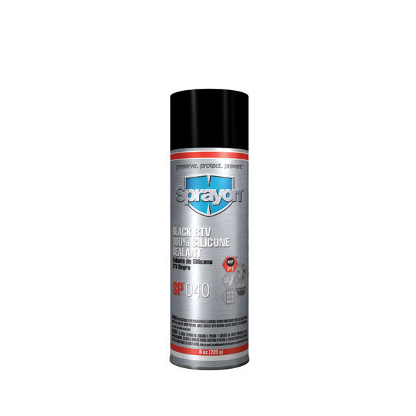Sprayon SP40 - SC0040000 RTV Silicone Sealants Black Case of 12
