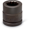 Wright Tool 84748 1-1/2 Drive 3-Inch 12 Point Impact Socket