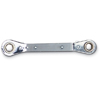 Wright Tool 9431 7mm x 7mm 6 Point Metric Offset Reverse Ratcheting Box Wrench
