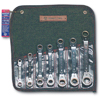 Wright Tool 9446 7 Piece 7mm - 21mm Offset Ratcheting Box Wrench Set