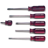 Wright Tool 9477 6-Piece Screwdriver Set 9105, 22, 25, 23, 24, 16  with  A711 Pouch
