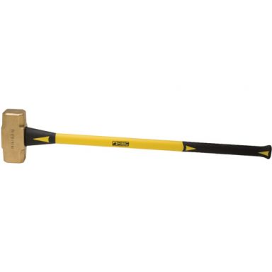 ABC14BF - 14 lb. Brass Sledge Hammer with 33" Fiberglass Handle