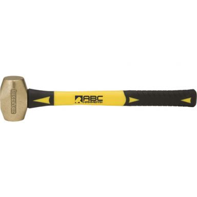 ABC3BF - 3 lb. Brass Striking Hammer with 14" Fiberglass Handle