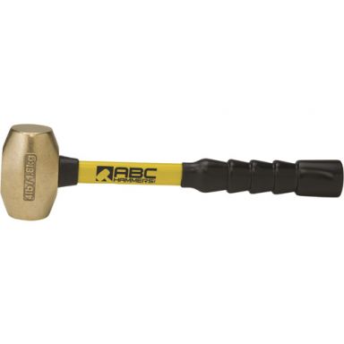 ABC4BFB - 4 lb. Brass Hammer with 12" Fiberglass Handle