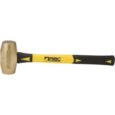ABC-5BF 5 lb. brass hammer with fiberglass handle