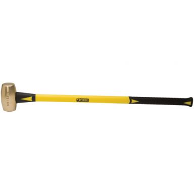 ABC-8BF 8 lb. brass hammer with fiberglass handle