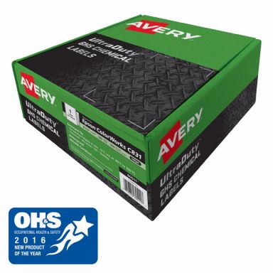 Avery&reg; 60511 UltraDuty&reg; GHS Chemical Labels 8-1/2-inch x 11-inch, 1 Case