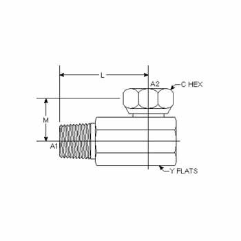 Hydraulic Fitting 1501-02-02-FG 02MP-02FPS 90 Degree Elbow Forged