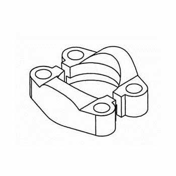 Hydraulic Fitting 1951-08 08 Flange Halves Code 61