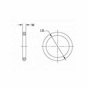 Hydraulic Fitting 4000-02 02 Buna O-Ring