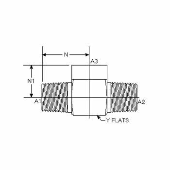 Hydraulic Fitting 5601-02-02-02-FG 02MP-02MP-02FP Tee Forged
